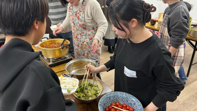 2月のアングレス友の会によるお食事会に参加しました！